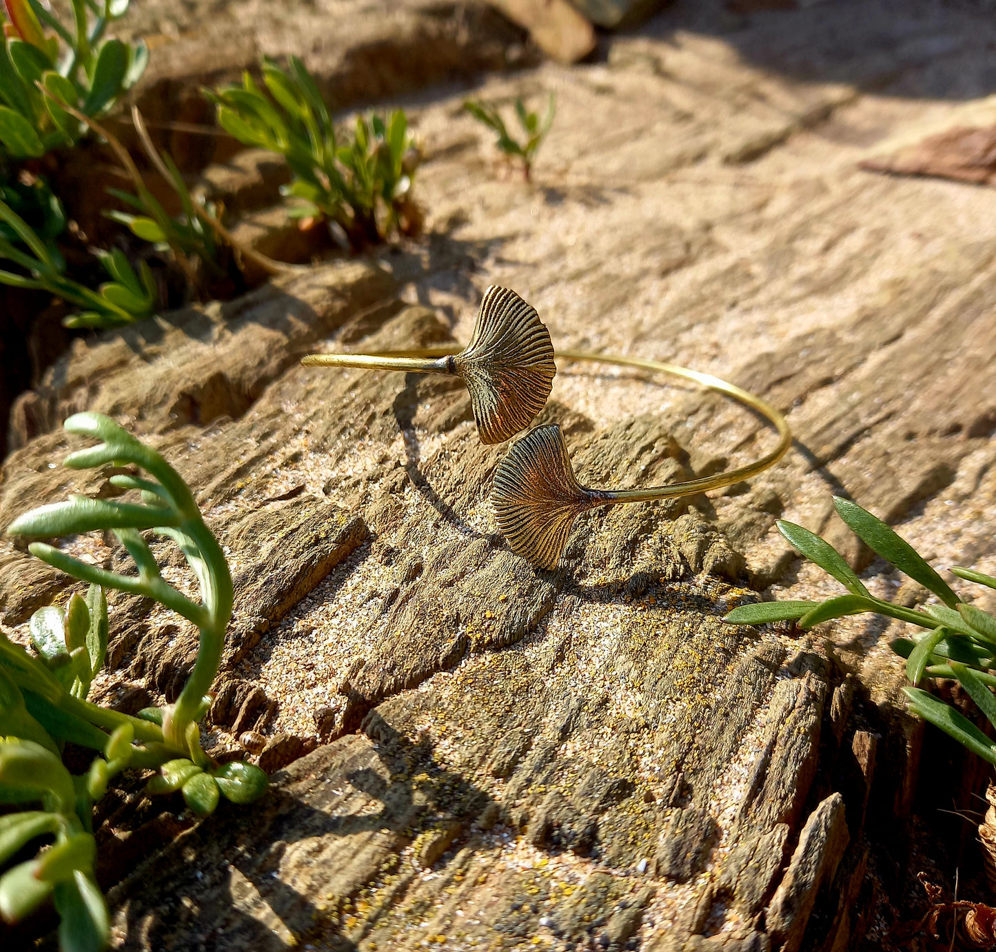 Ginkgo Leaf Bracelet