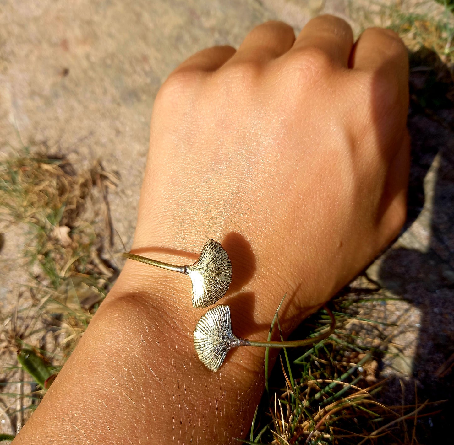 Ginkgo Leaf Bracelet