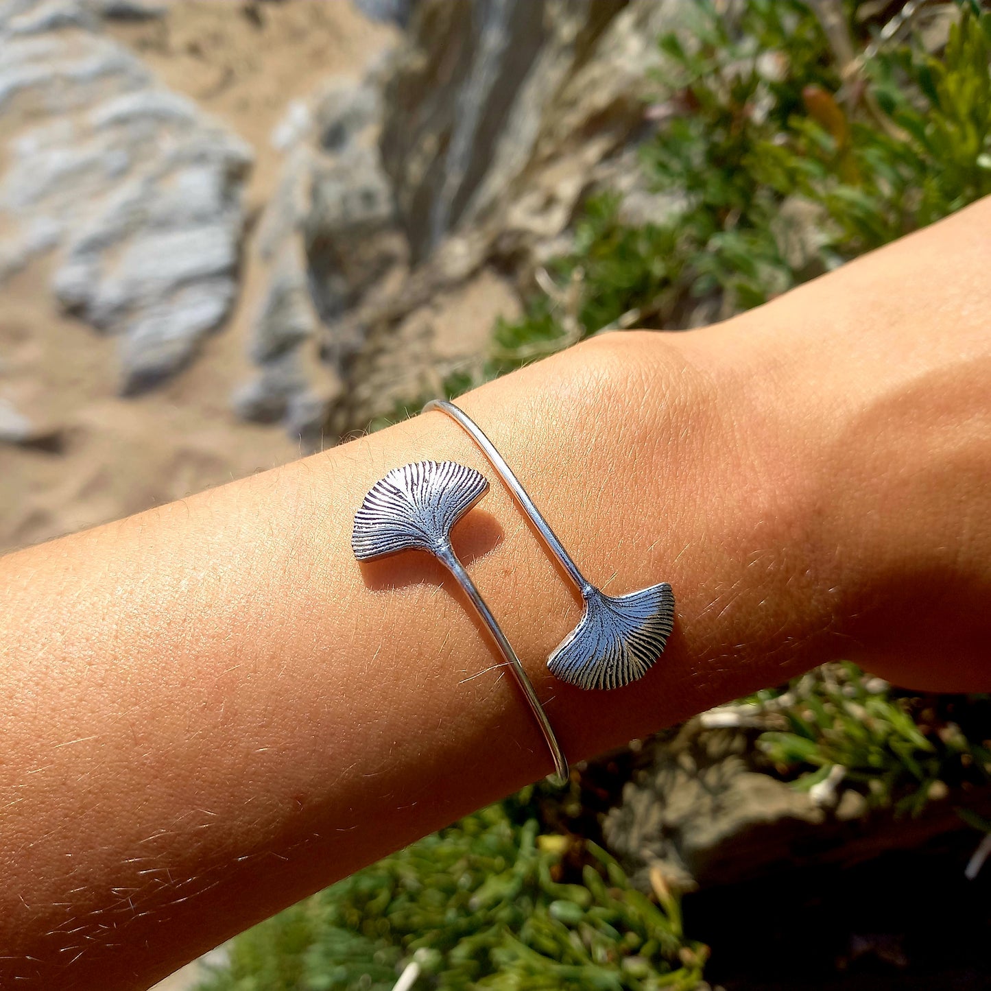 Ginkgo Leaf Bracelet