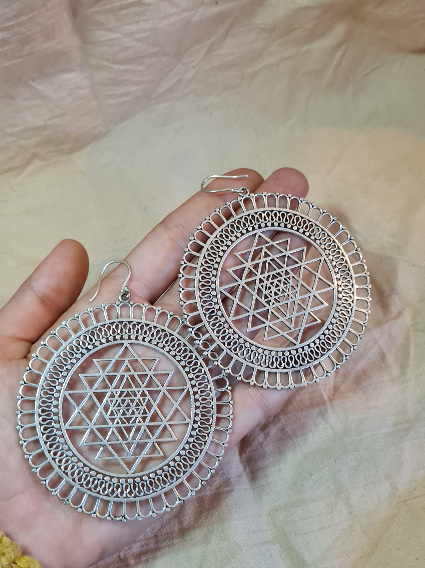 Sri Yantra Earrings