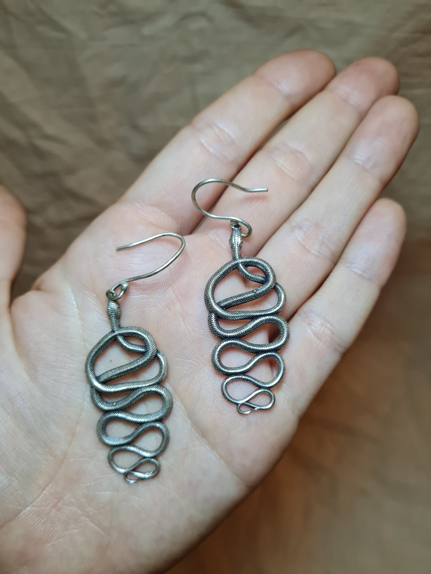 Flowing snake Earrings