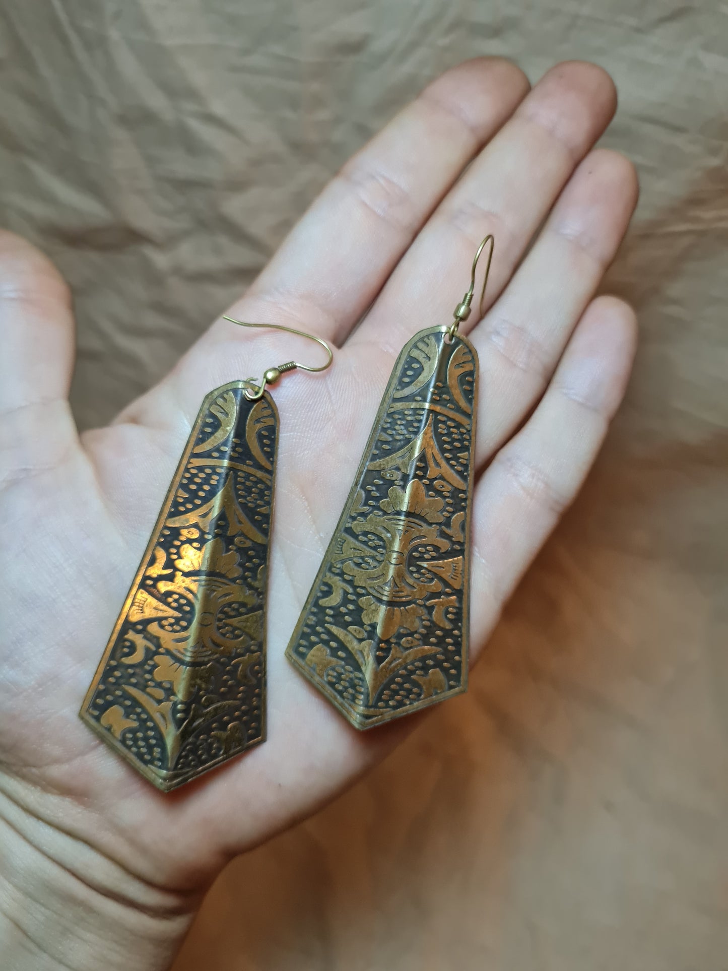 Stellar Triangle Earrings