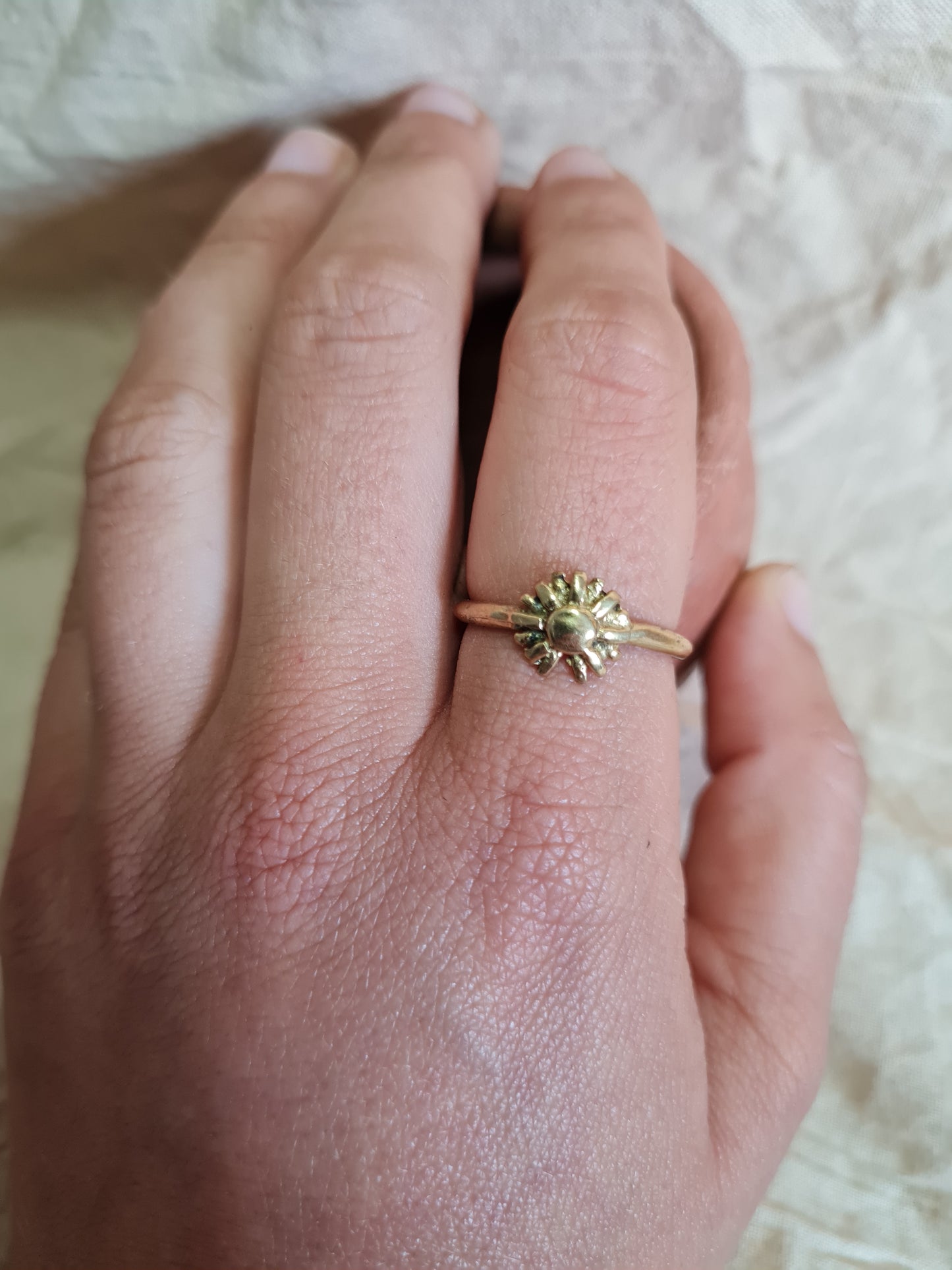 Little sunflower ring
