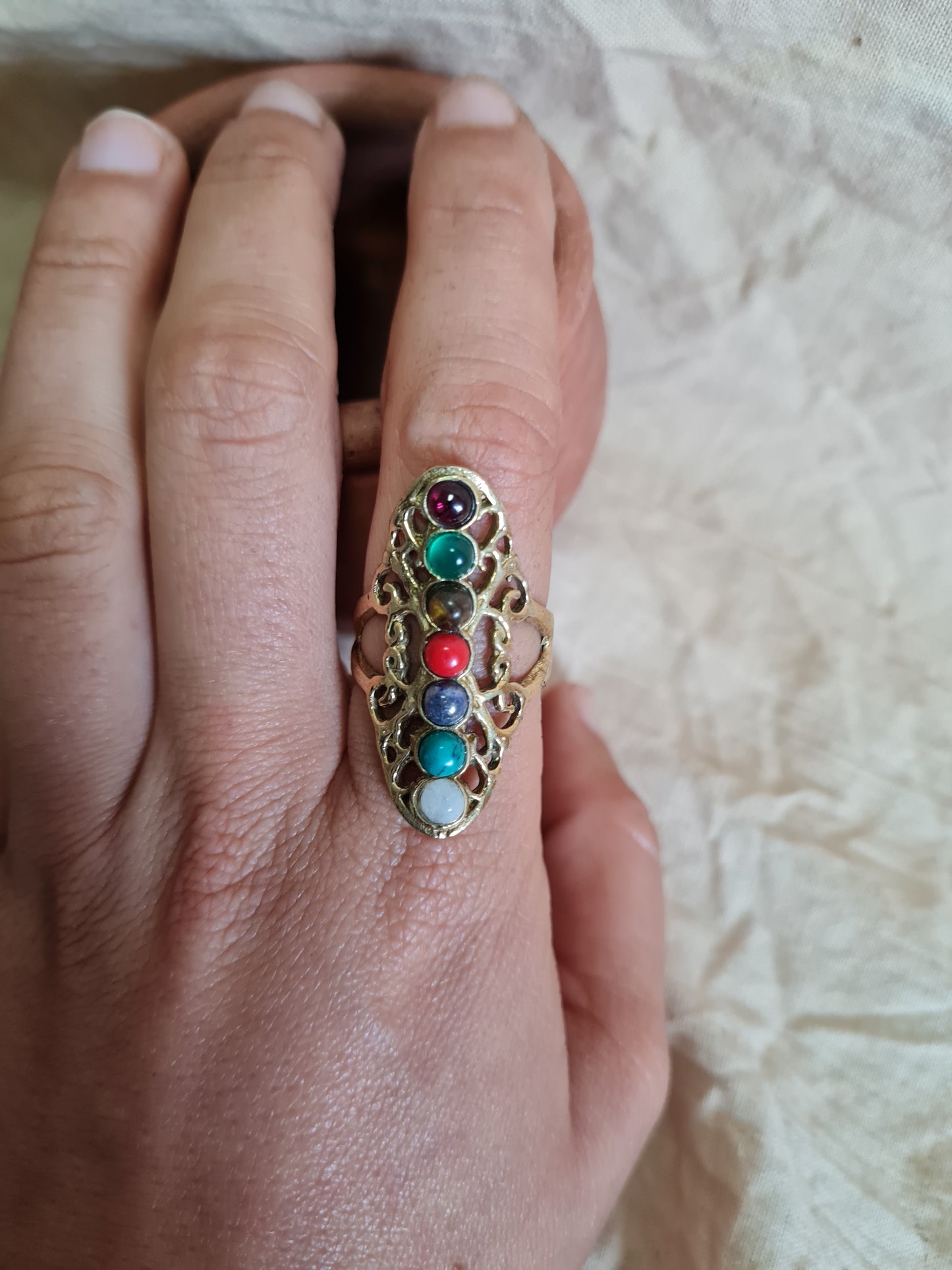 7 Chakras ring