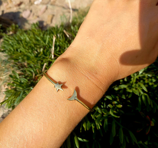 Moon faceing Star Bracelet