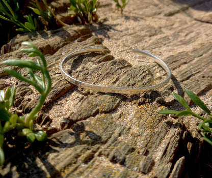 Simple Hammered Bracelet