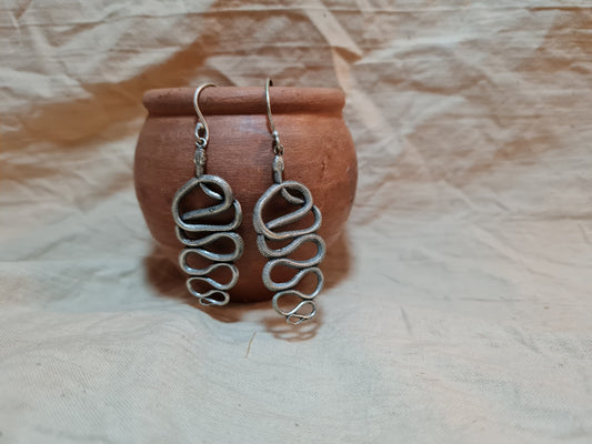 Flowing snake Earrings