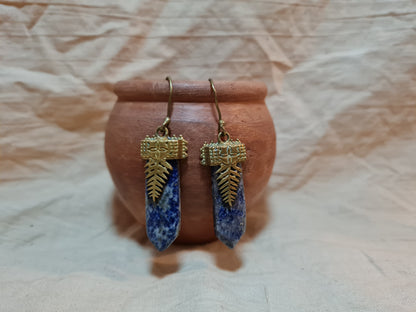 Crystal Fern Earrings