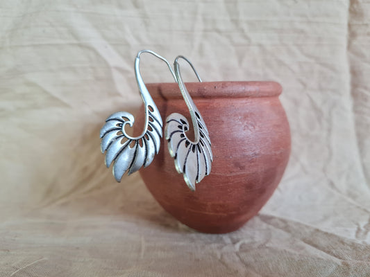 Silver Plume Earrings
