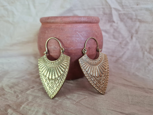 Celestial Fan Earrings
