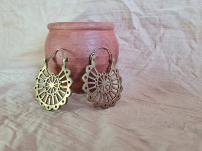 Solar Wheel Earrings