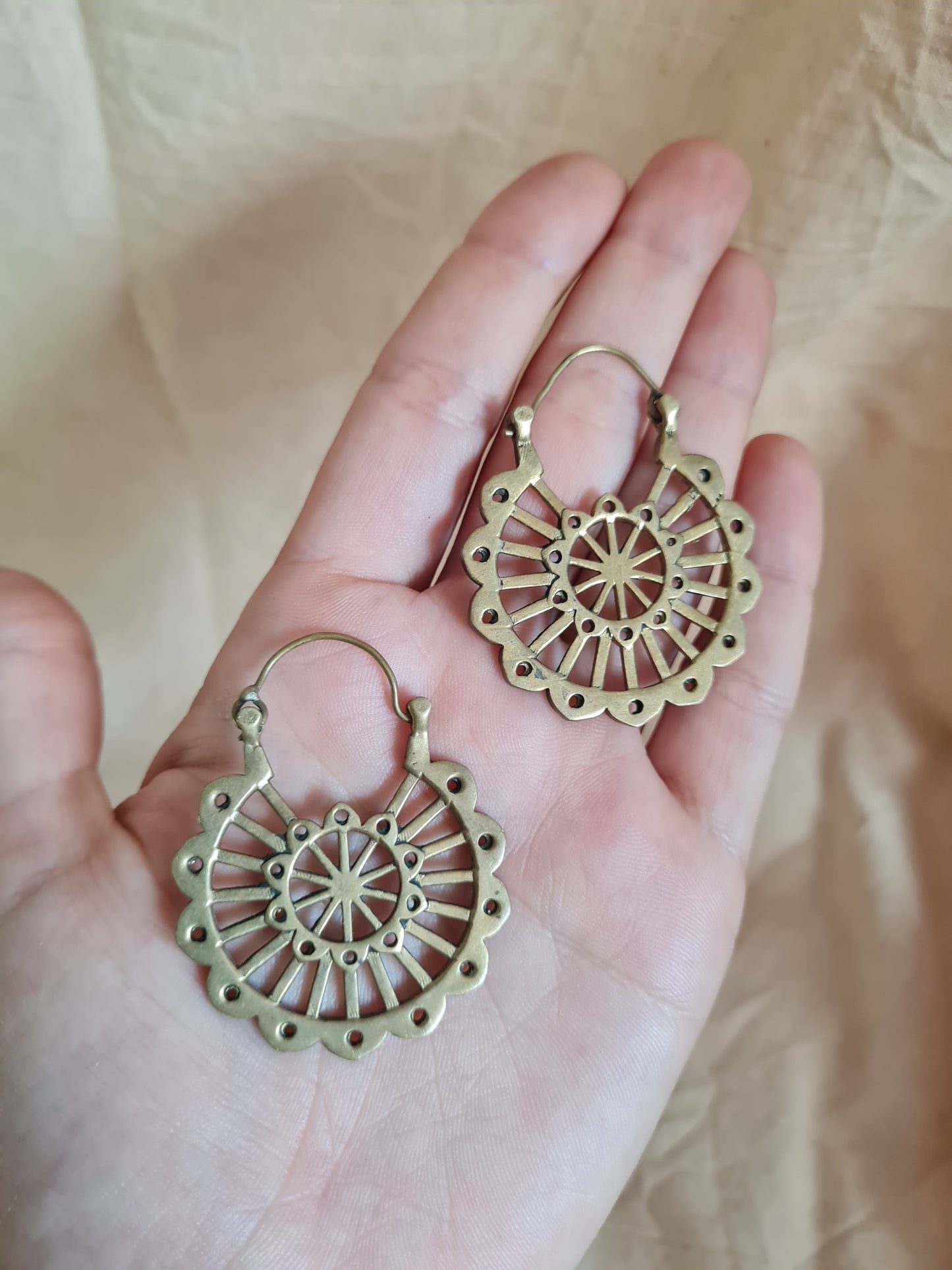 Solar Wheel Earrings