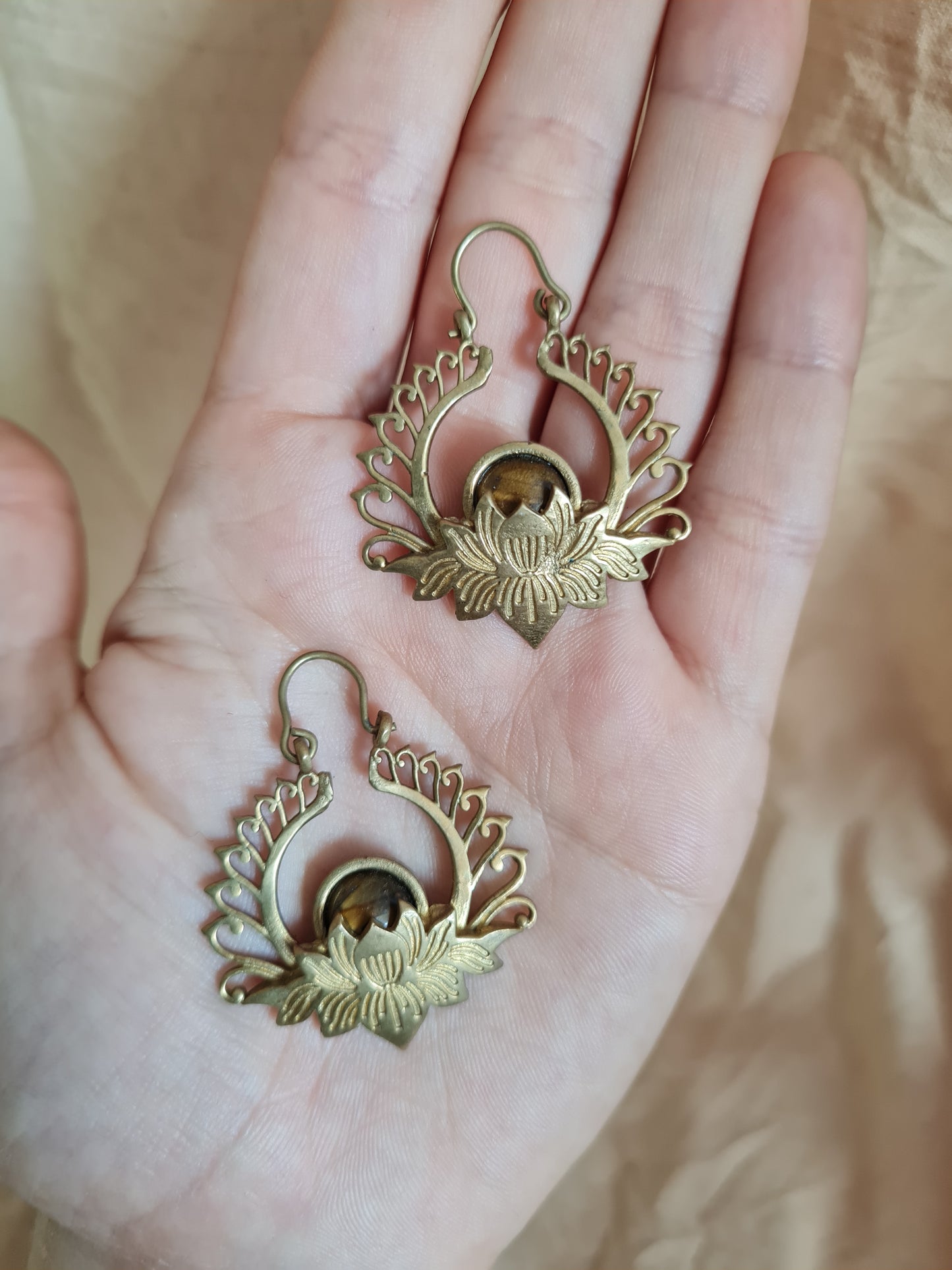 Sacred Lotus Earrings