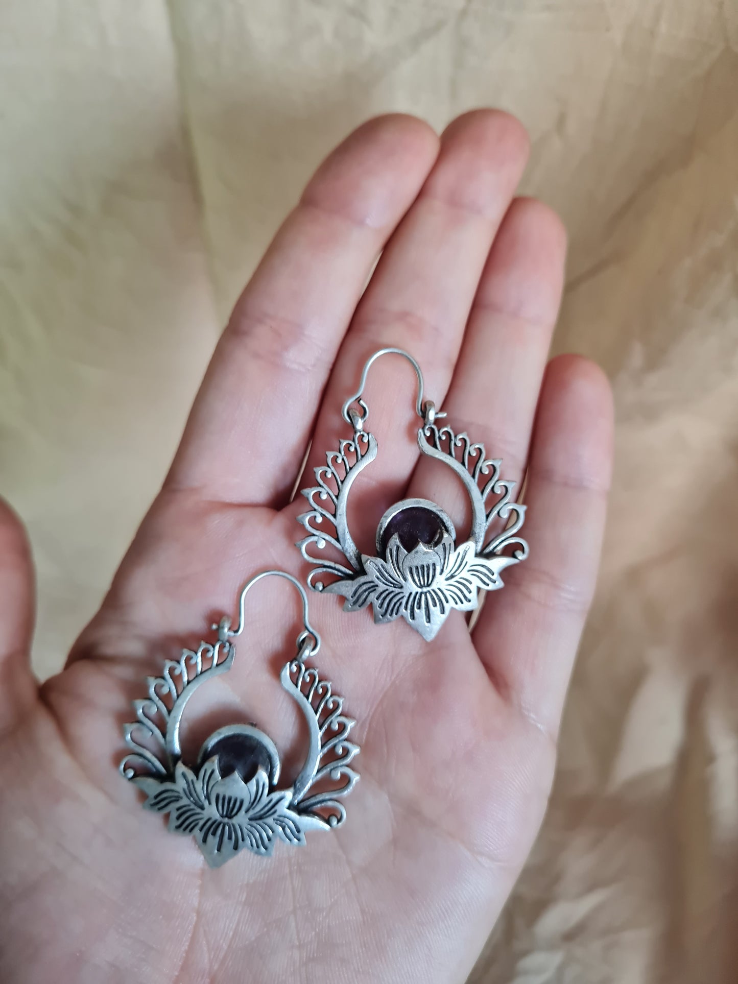 Sacred Lotus Earrings