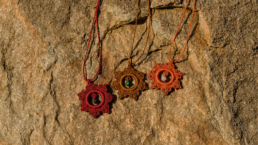 Hearts of Earth Pendant Necklaces